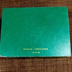 Authentic Rolex Box